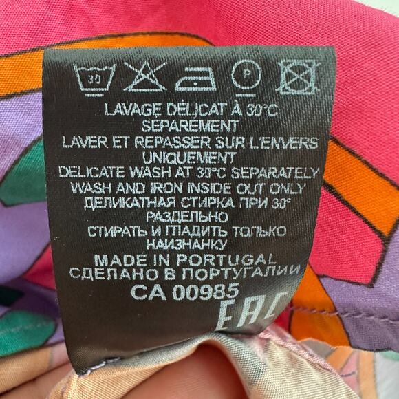 Isabel Marant Shirt Mens XL Psychedelic Disco Funk Groovy Pop Art Miami Vice - Picture 12 of 14